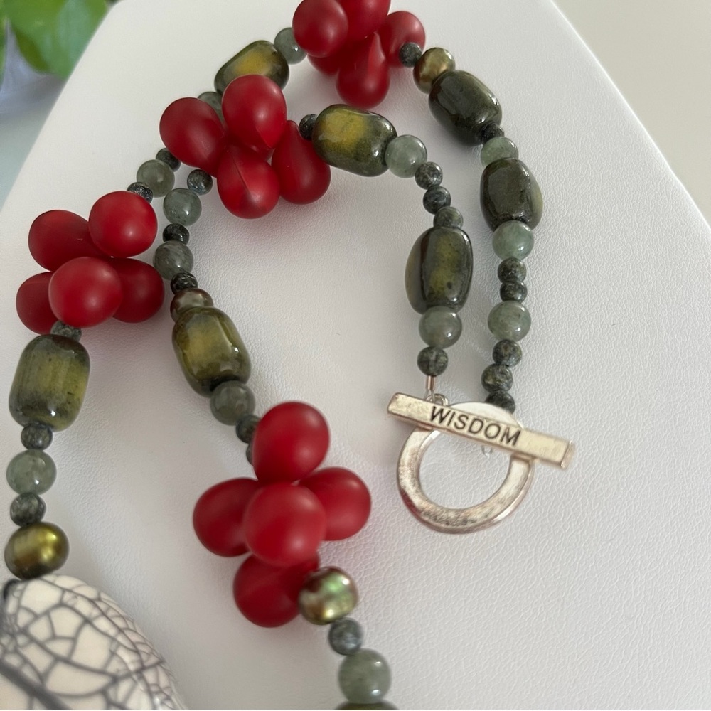 WISDOM Artisan Toggle Necklace Jewelry Gift - Picture 3 of 5